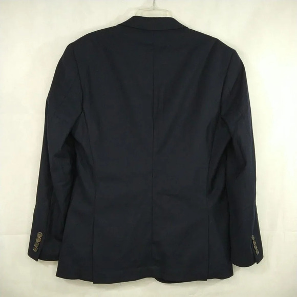 Wallin Bros Wool Blazer Sports Jacket Two Button Men Size 42 L Blue - Picture 5 of 10